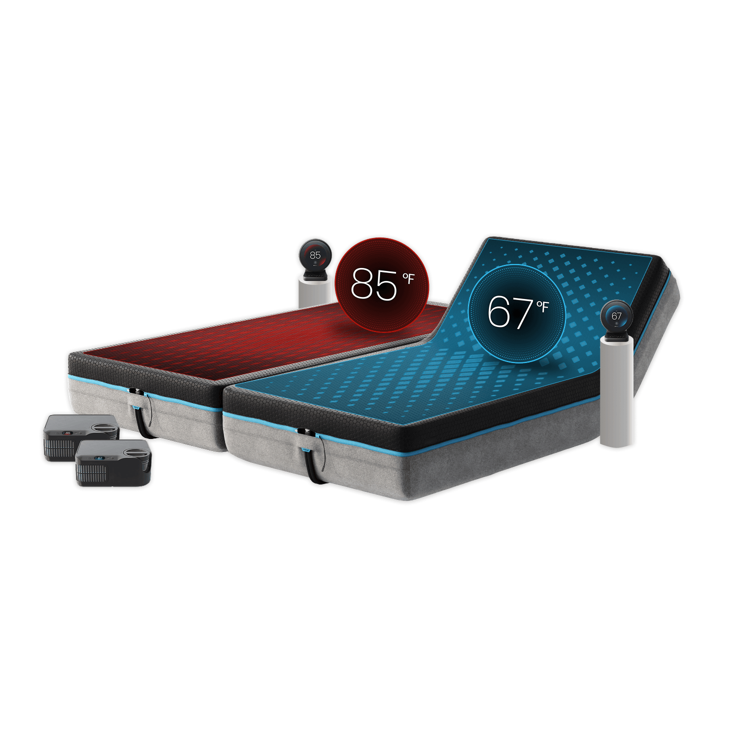Chilipad 2.0 dual-zone water cooling pad and dock