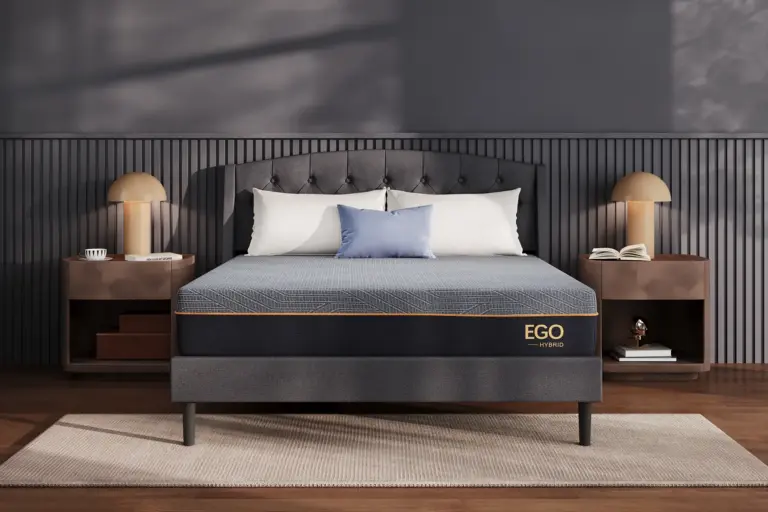 EGOHOME Black Hybrid 12" mattress with graphene cover