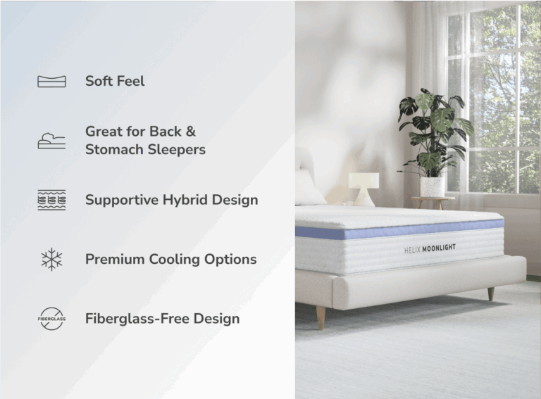Helix Moonlight Elite mattress hero