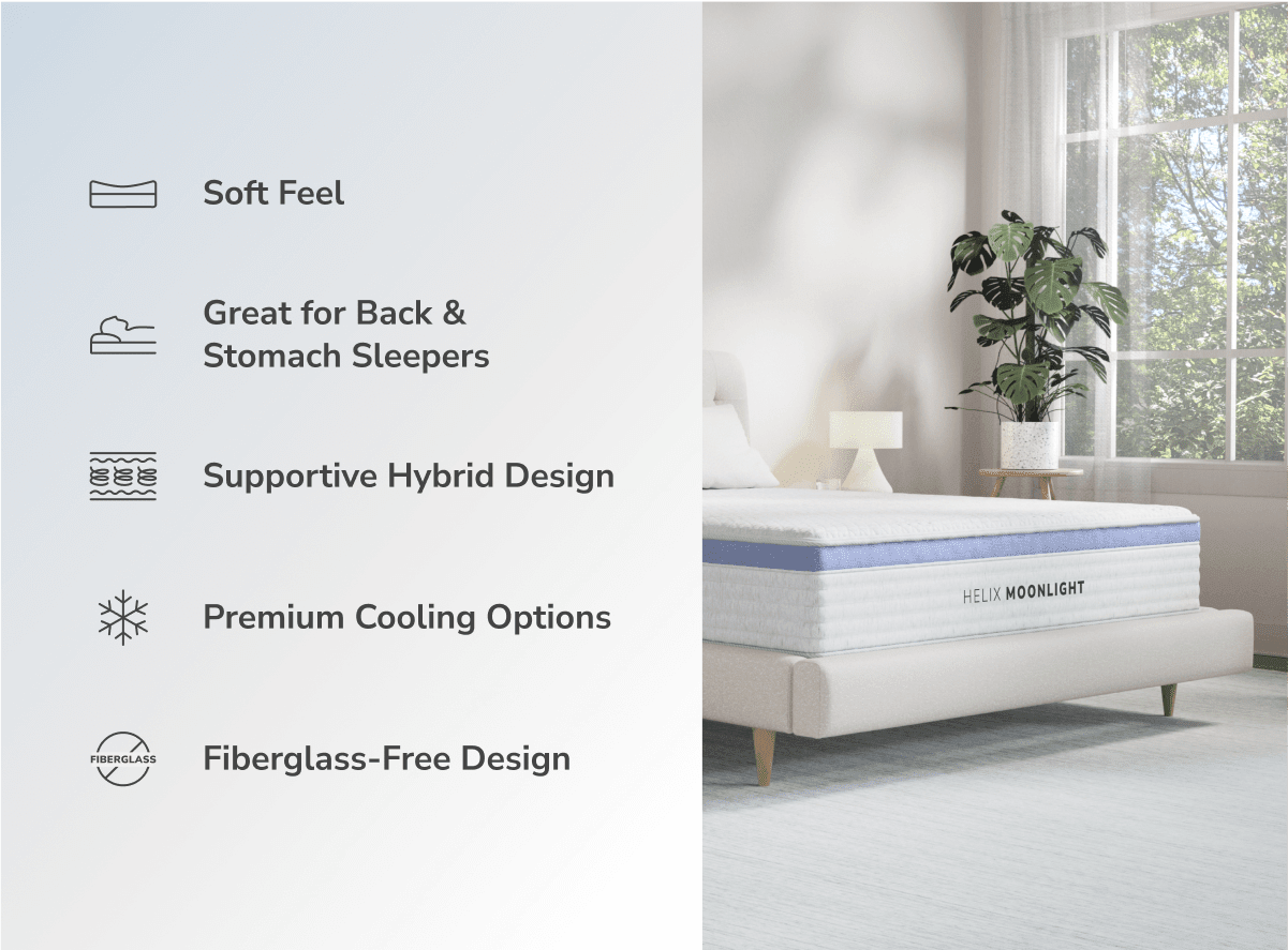 Helix Moonlight Elite mattress hero