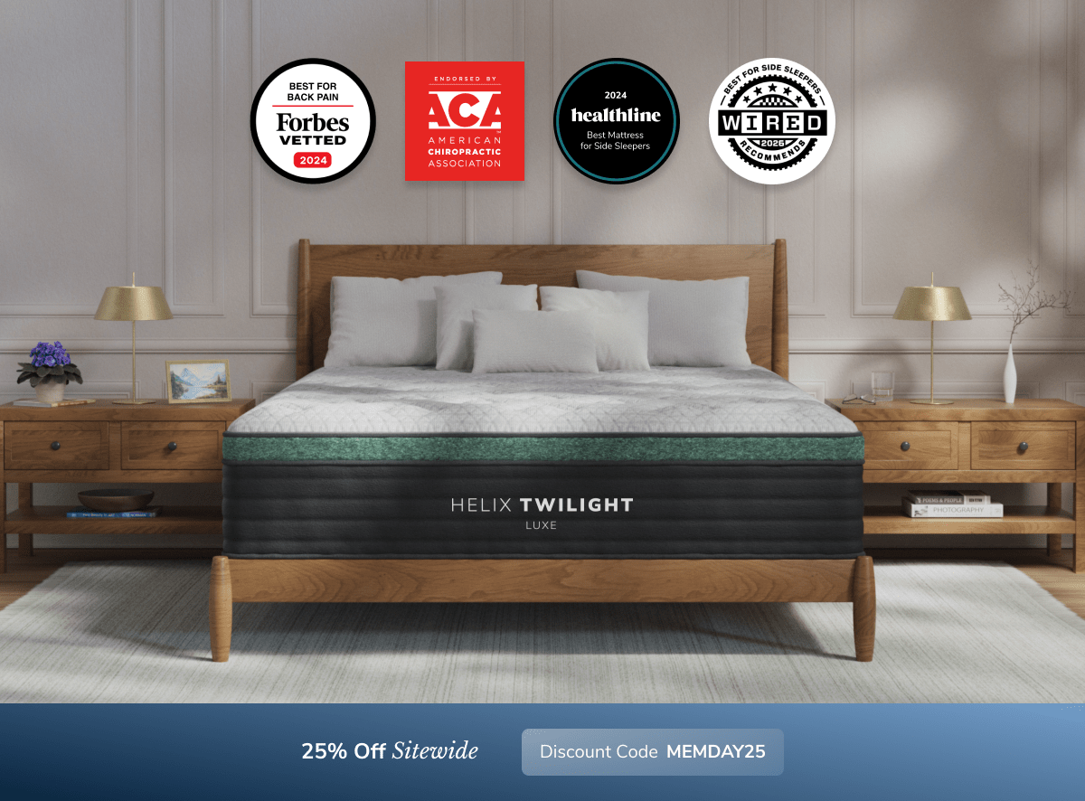Helix Twilight Luxe mattress hero