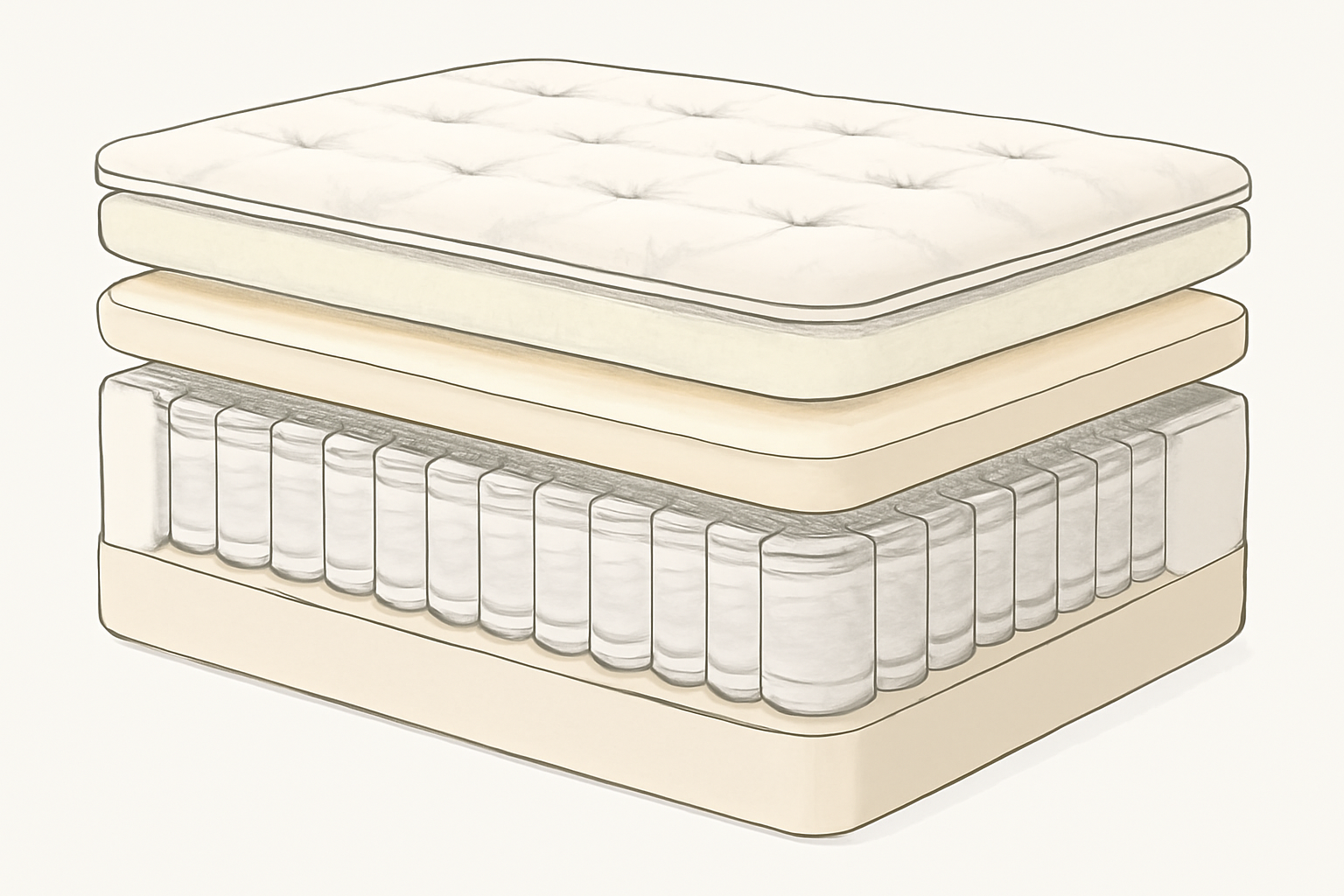 Saatva Pillow Review: Exclusive Comfort for Every Sleeper — construction cross-section