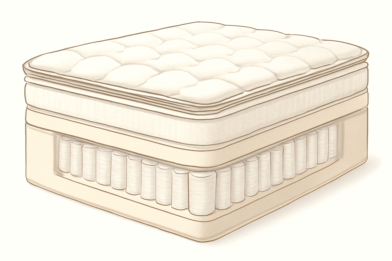 Saatva Solaire and Sleep Number construction comparison