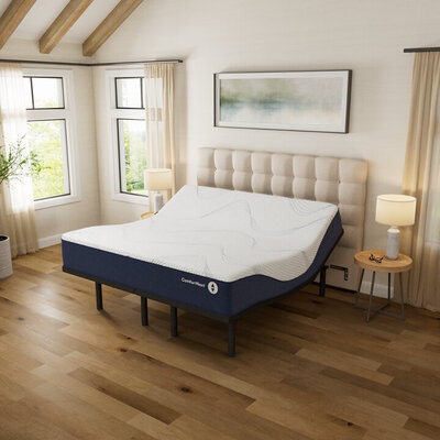 Sleep Number ComfortNext on an adjustable base