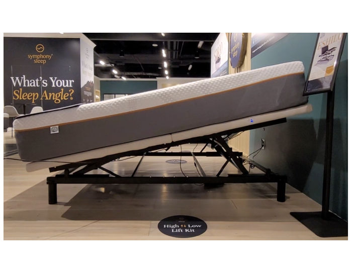 Symphony Sleep ES700 in reverse Trendelenburg position