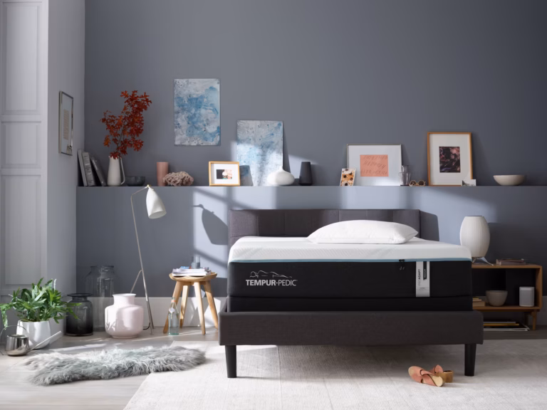 TEMPUR-Adapt Medium Hybrid mattress angled view