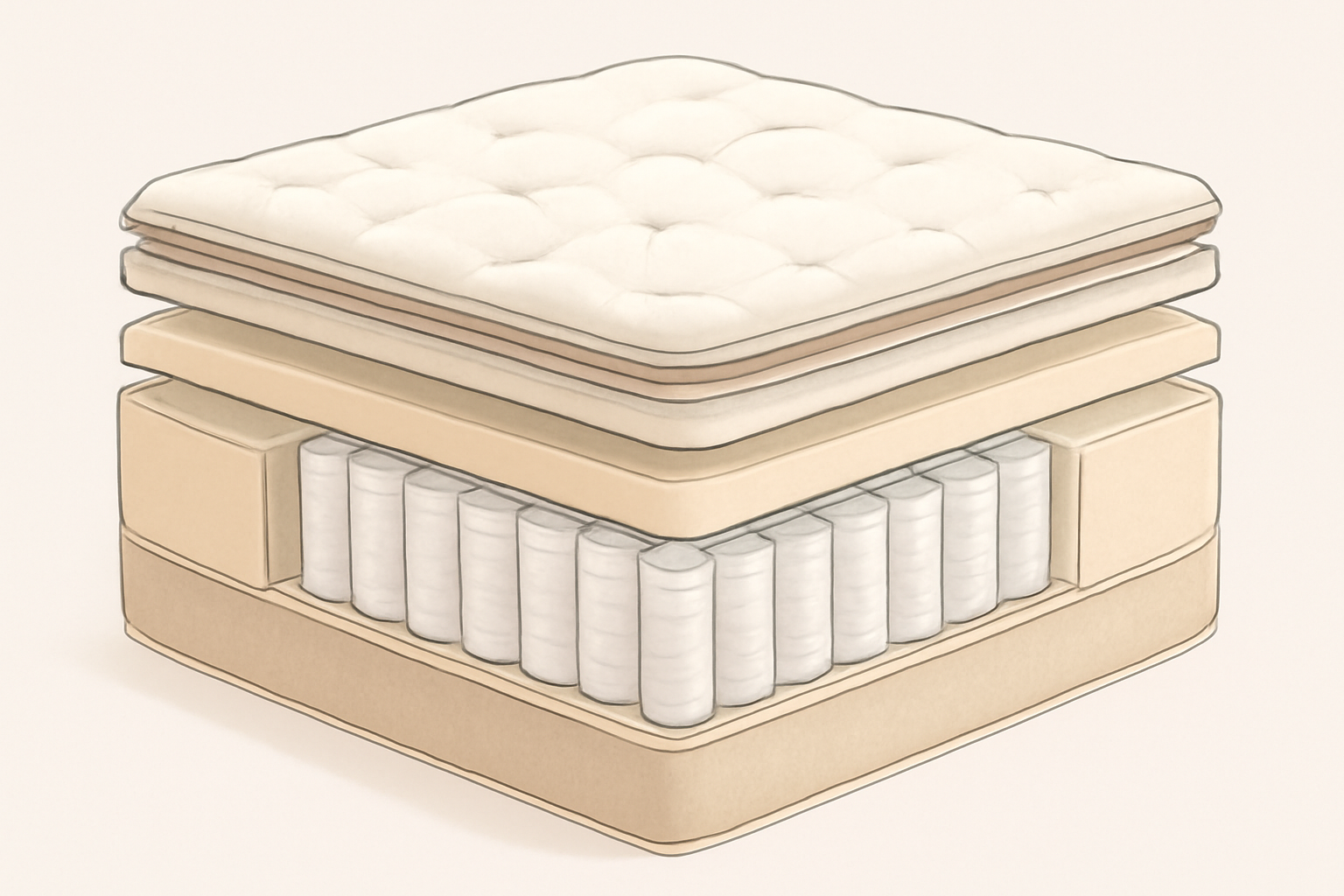 Tempur-Pedic and Sleep Number construction comparison