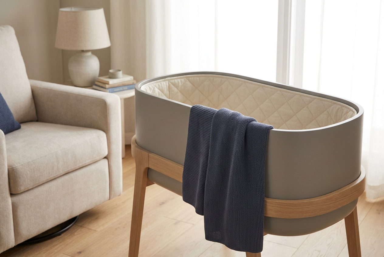 Angelbliss Bassinet Review — editorial illustration