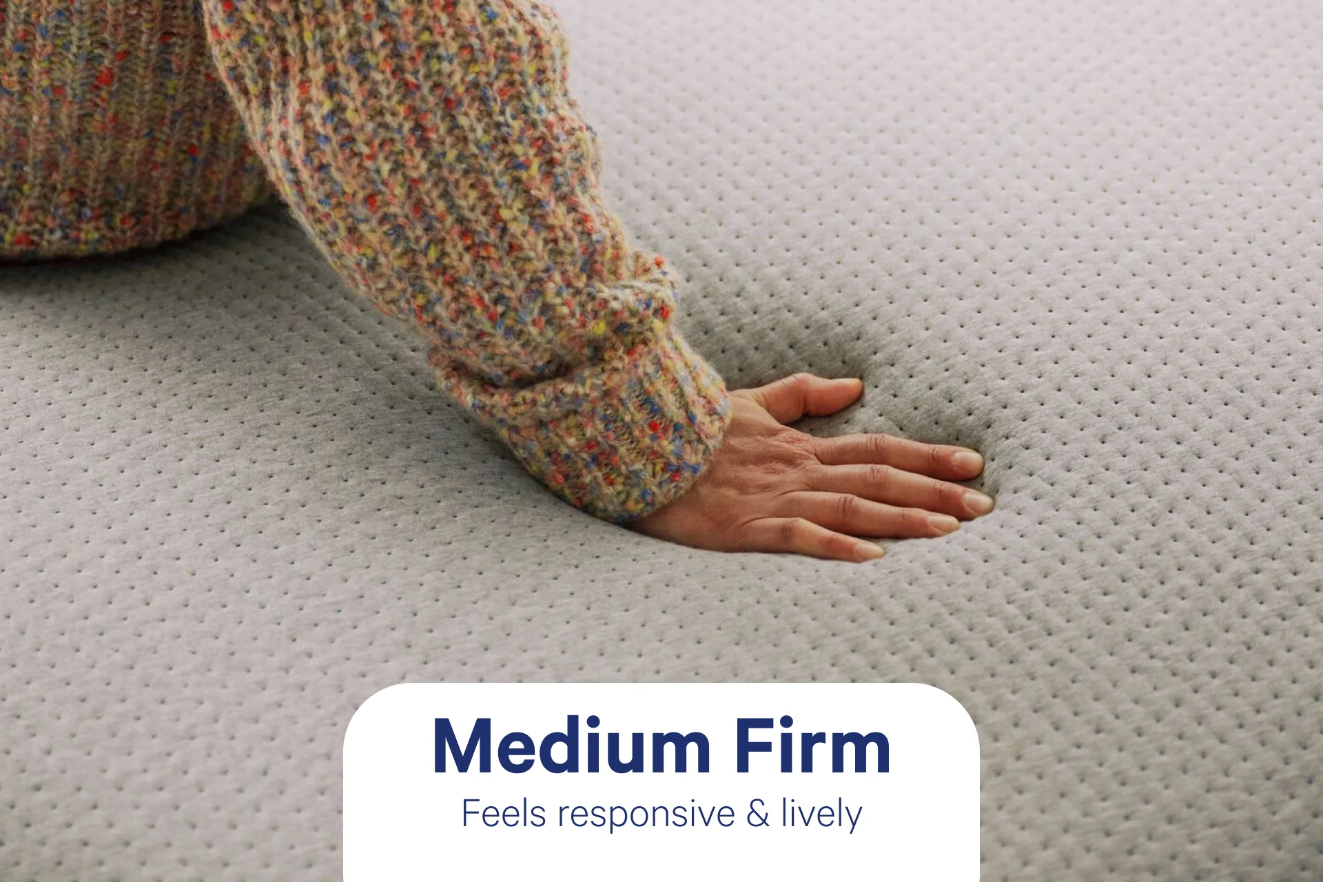 Casper The One medium-firm foam feel diagram