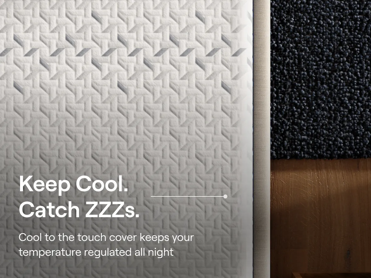 Nectar Classic mattress set up on a platform bed