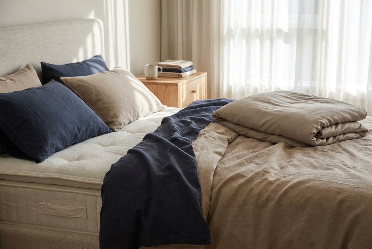 Best Queen Sheet Sets — editorial illustration