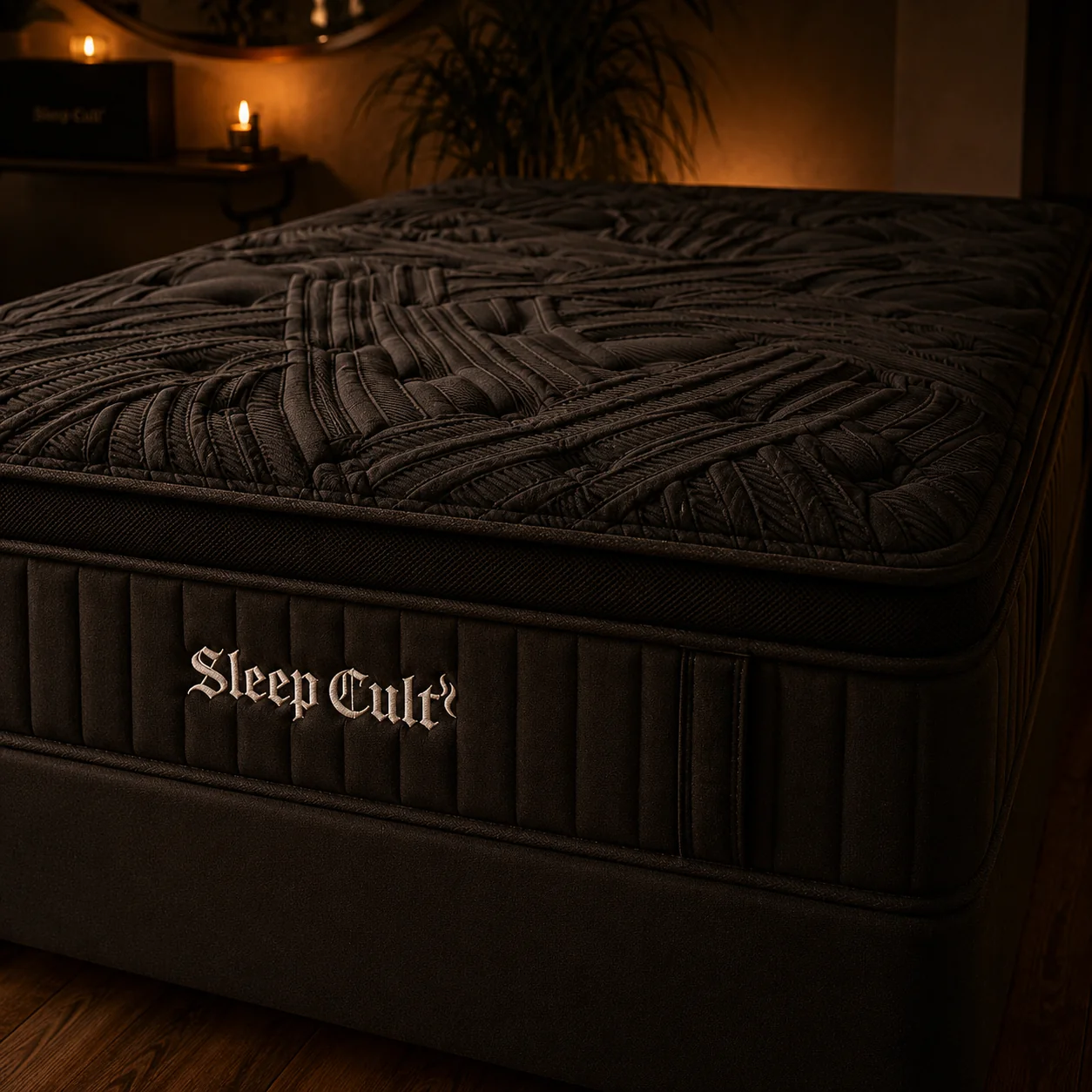 Sleep Cult Hybrid Mattress edge and perimeter coil reinforcement