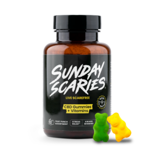 Sunday Scaries CBD Gummies for Stress bottle