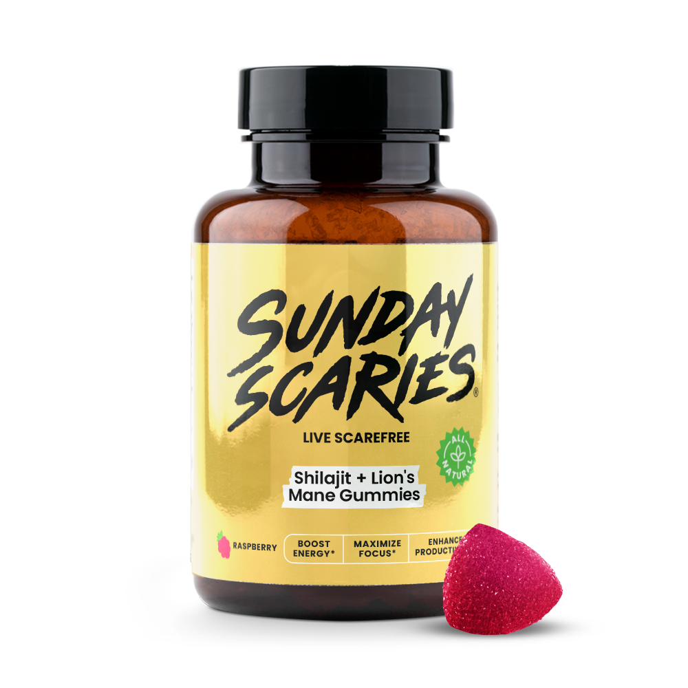 Sunday Scaries Shilajit Gummies bottle
