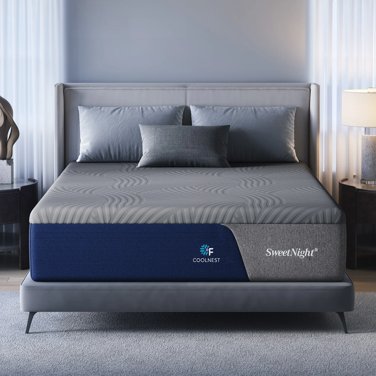 Sweetnight CoolNest memory foam mattress with cooling cover
