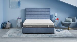 TEMPUR-Cloud mattress in a styled bedroom