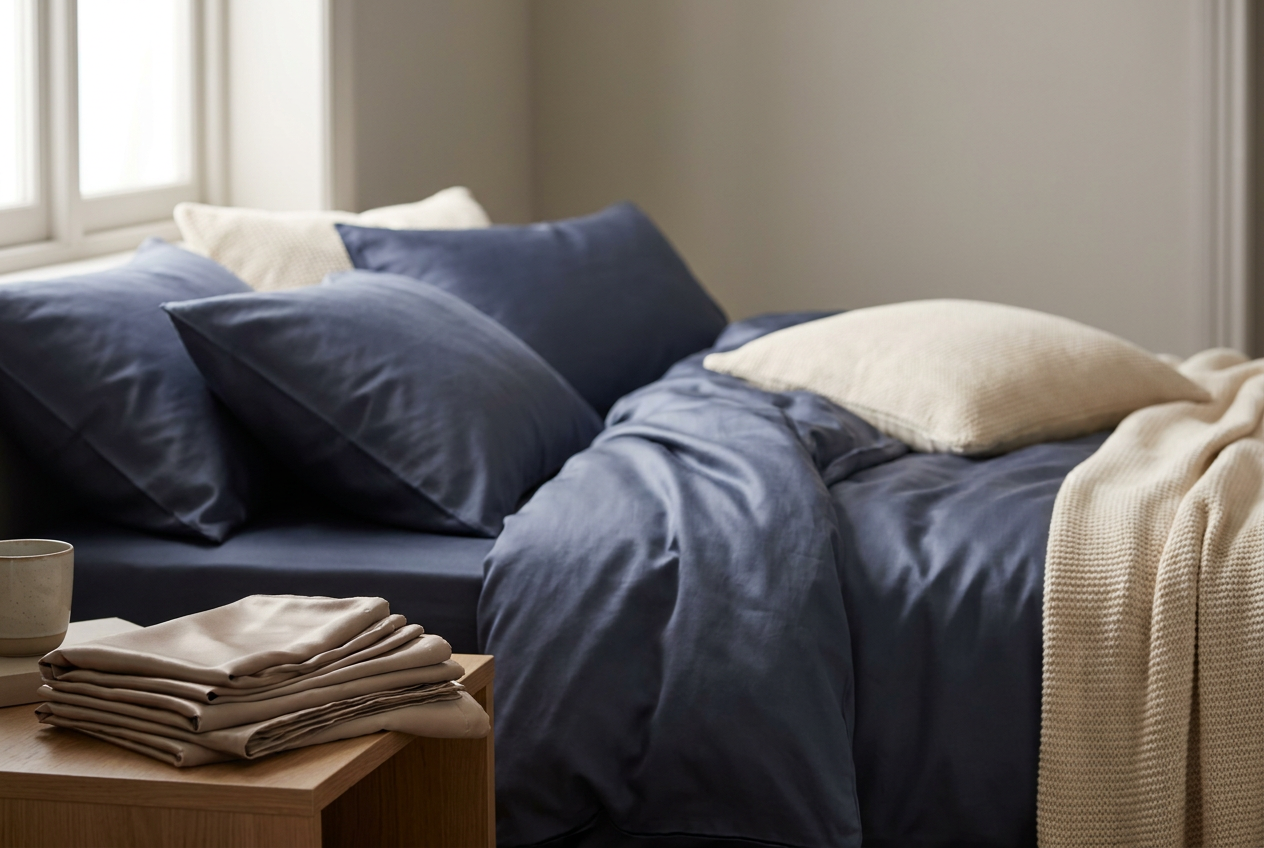 Sateen Sheets: Luxurious Must-Have for Cozy Comfort — editorial illustration