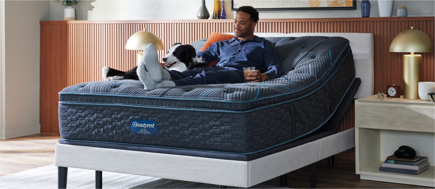 Beautyrest core mattress collection in a bedroom setting