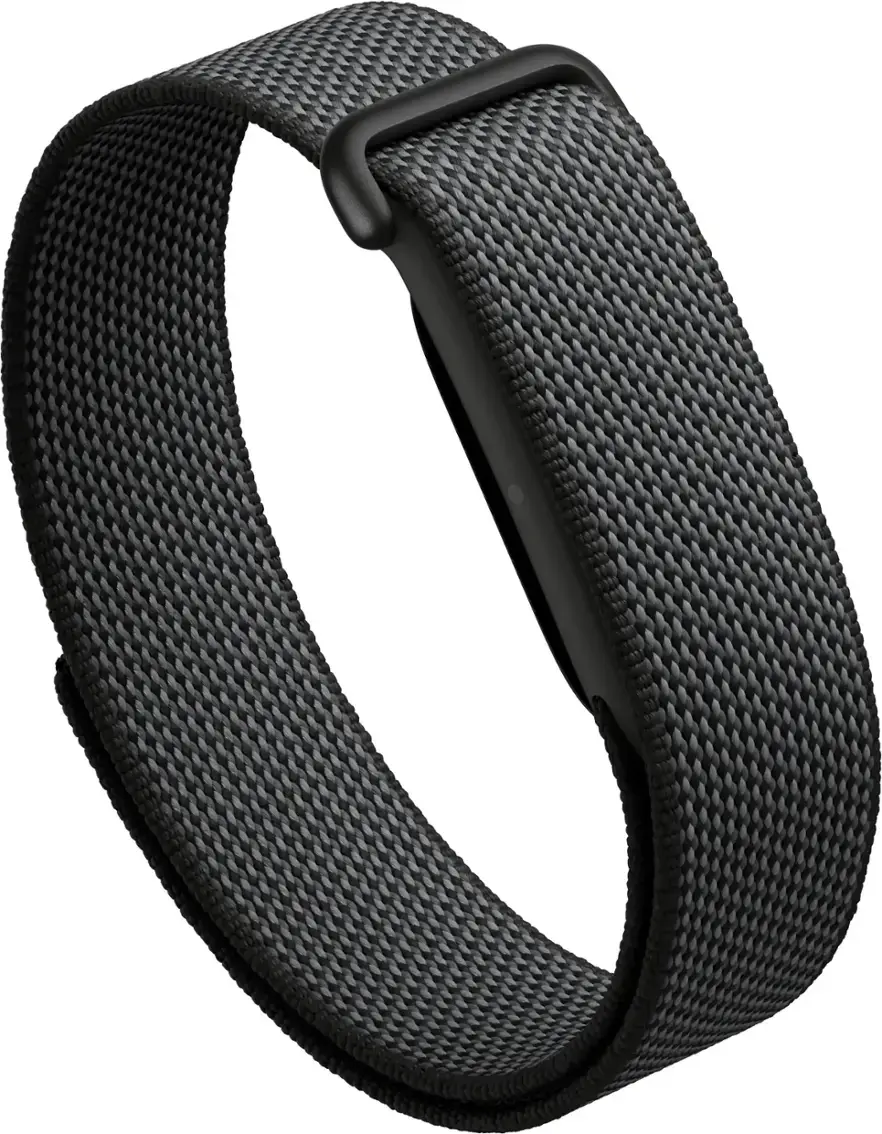 Google Fitbit Air screenless fitness and sleep tracker in Obsidian