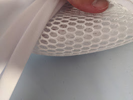 Close-up of the airflow mesh inside the Perfectly Snug Smart Topper