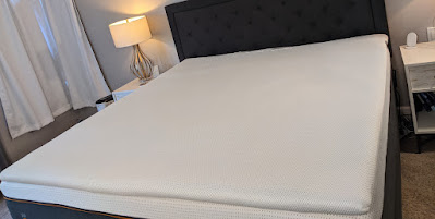 Perfectly Snug Smart Topper installed on a mattress during Yawnder testing