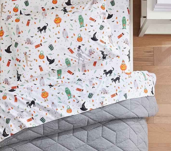 Rifle Paper Co Halloween glow in the dark sheet set