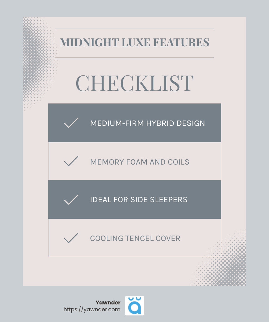 Helix Midnight Luxe cooling for hot sleepers