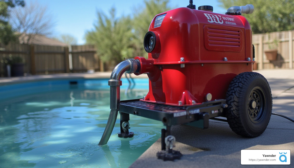 Fire pump example - How to use your pool to protect your house during wildfire