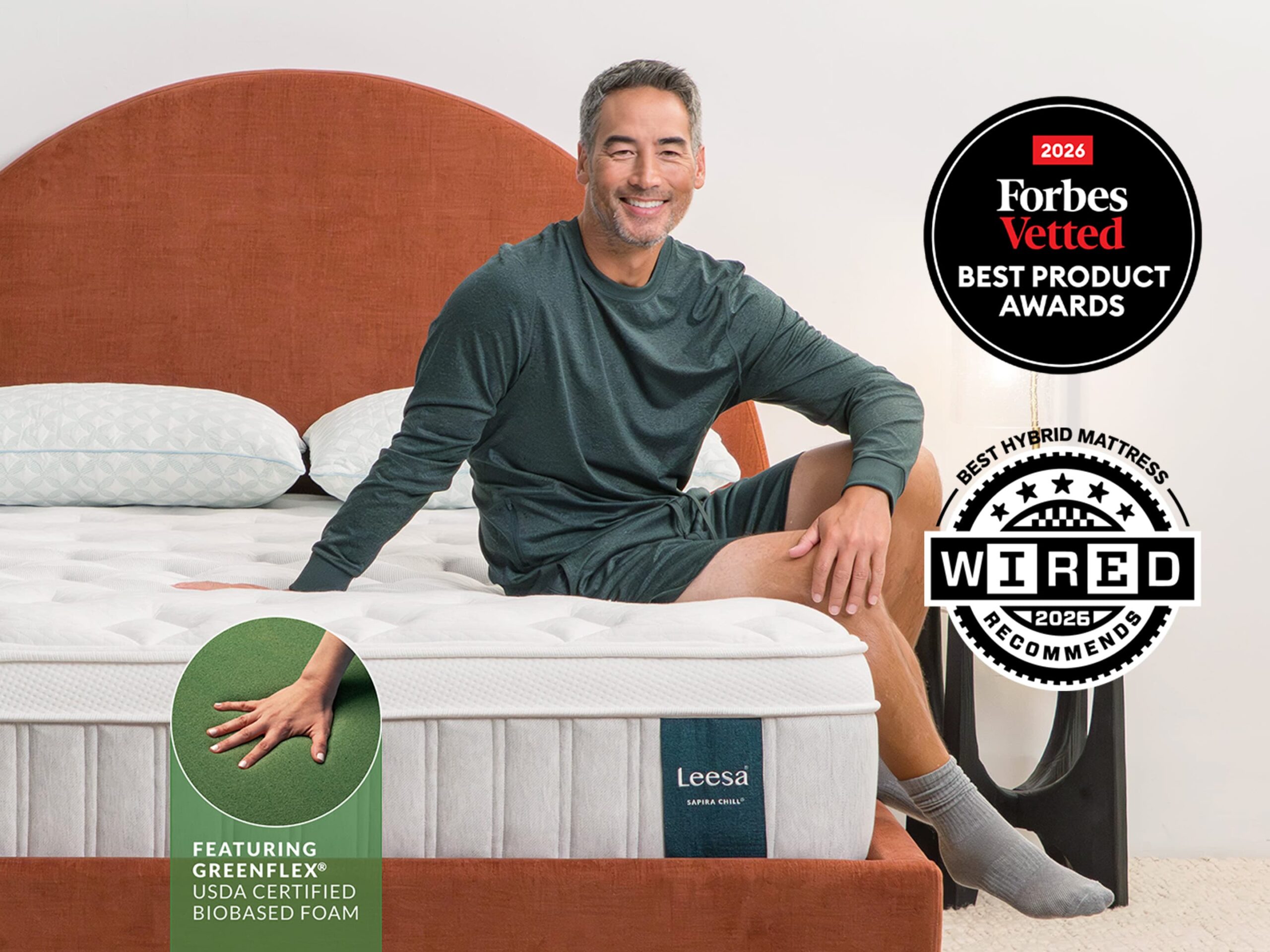 Leesa Sapira Chill Hybrid mattress