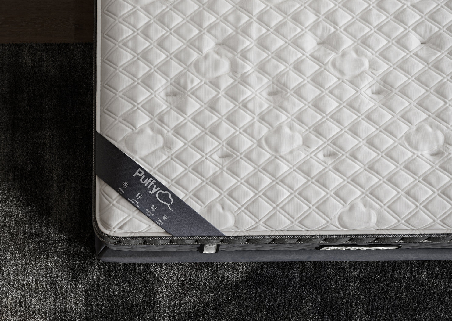 Puffy Lux Hybrid Mattress with cooling pillow top