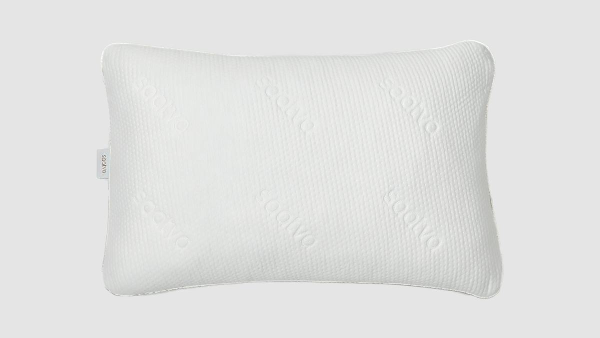 Saatva Cloud Memory Foam Pillow, a contoured memory foam pillow