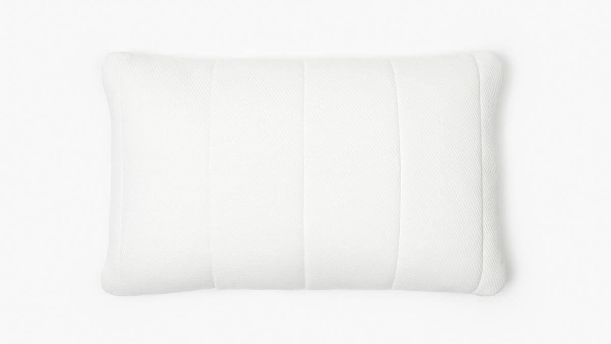 Saatva Organic Quilted Pillow with an organic cotton cover