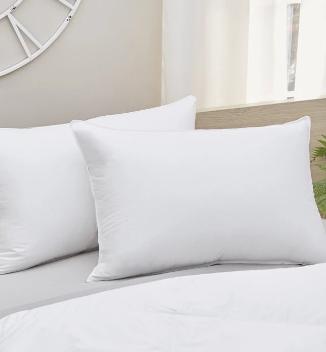 Down Decor 330TC Sateen White Goose Down Pillow