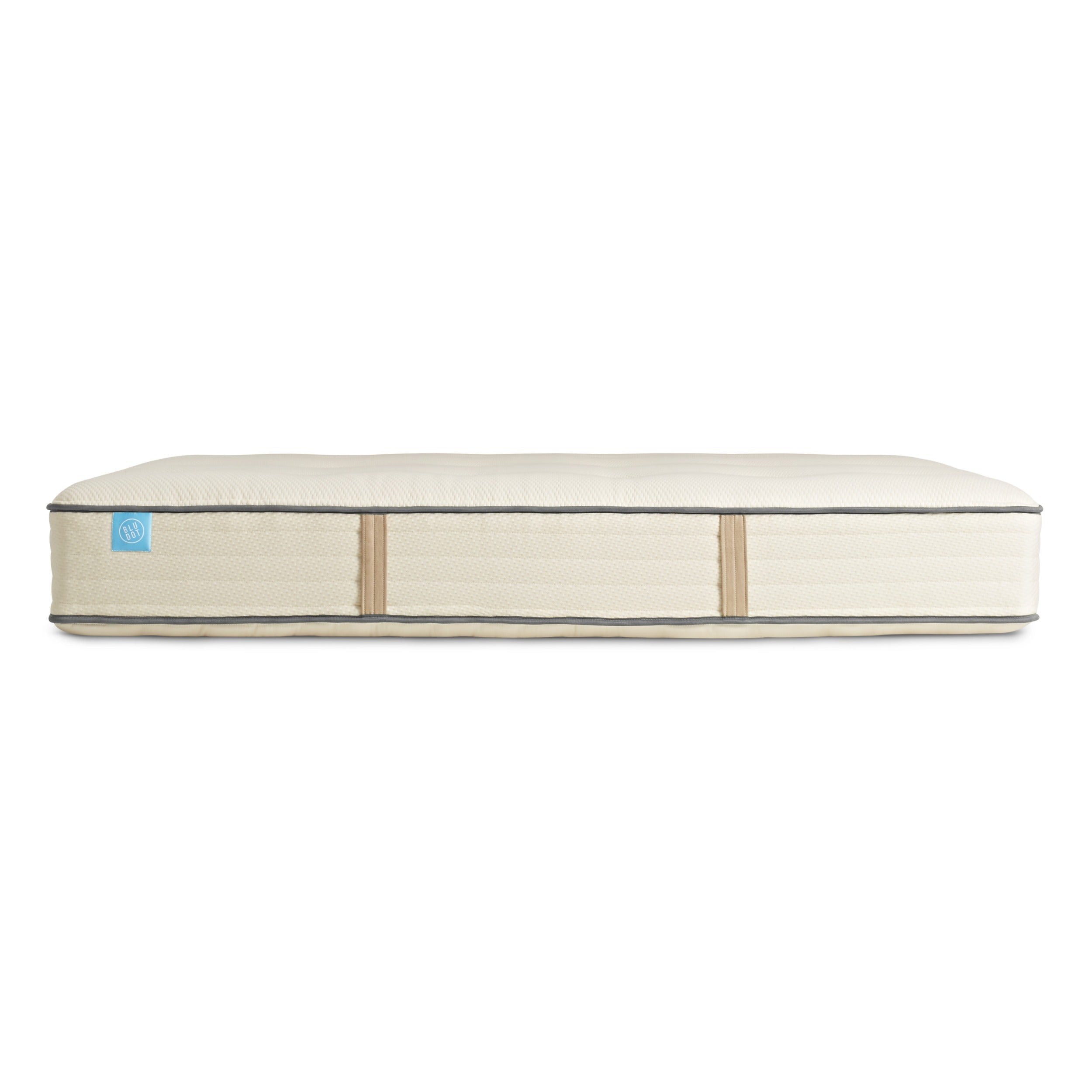 Official Blu Dot Natural Hybrid Mattress front photograph