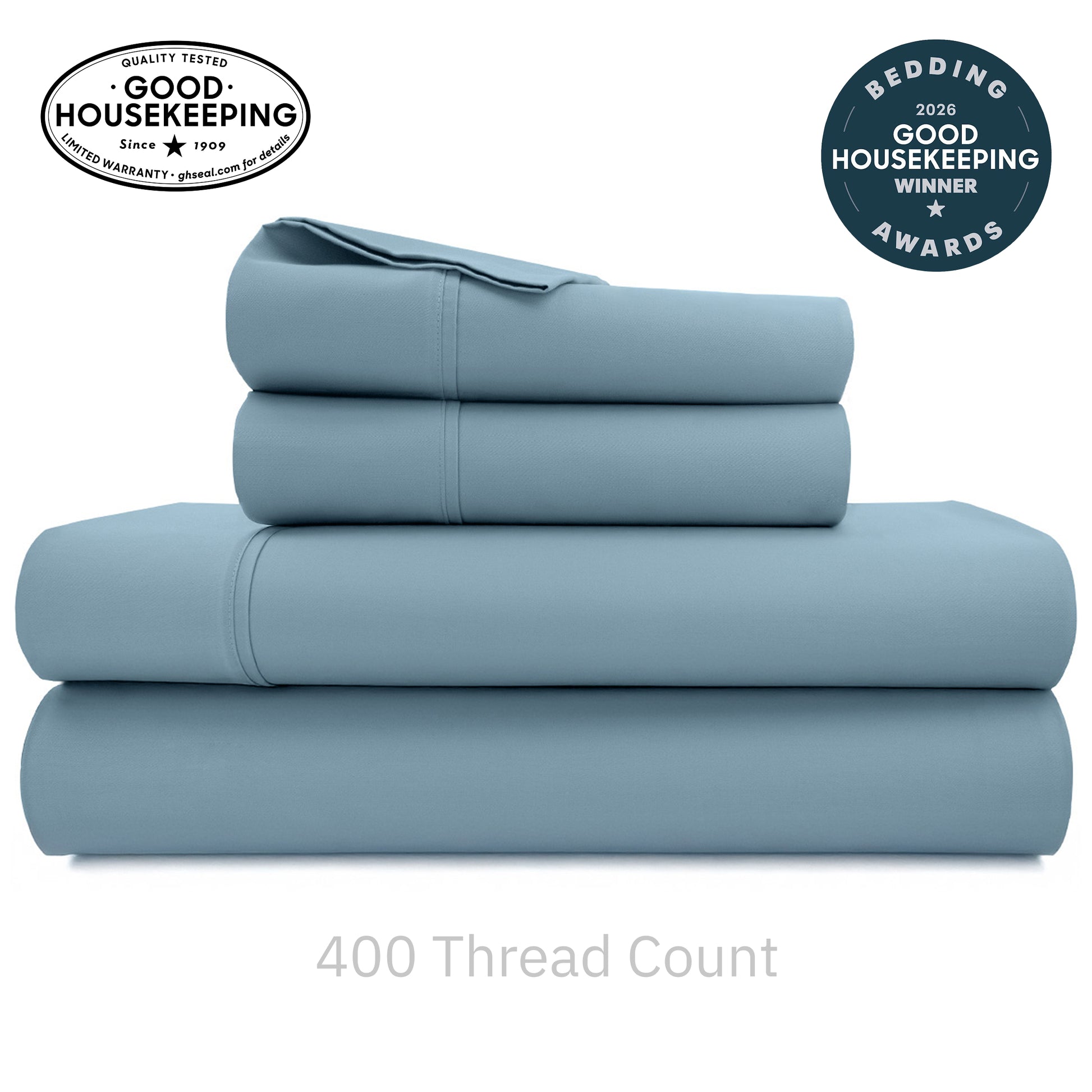 California Design Den 400 thread count cotton sateen sheet set
