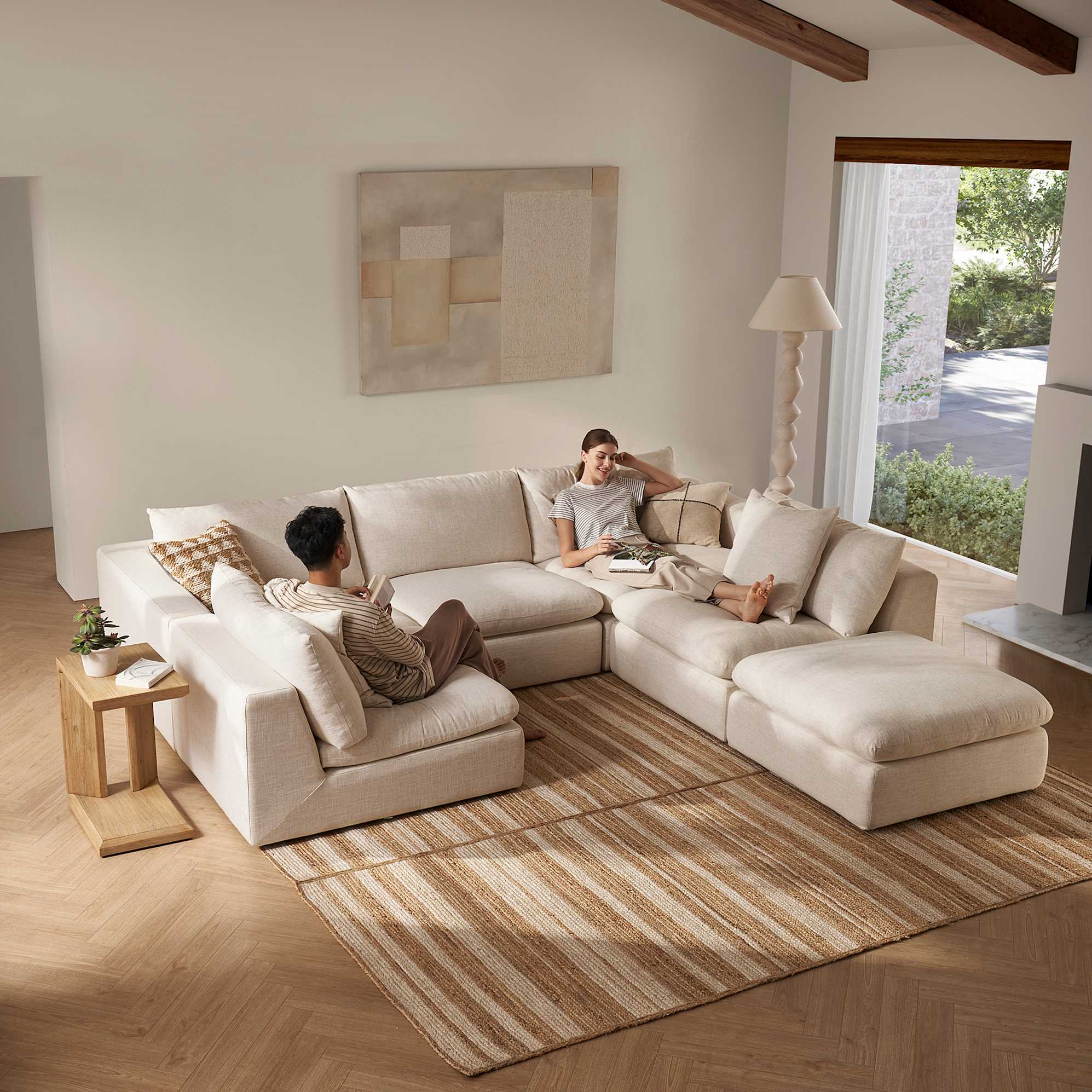 Castlery Dawson Pit sectional, representative Castlery modular option