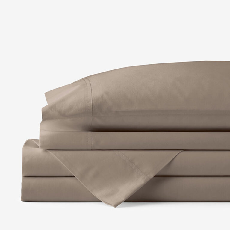 Company Cotton Classic Cool cotton percale sheets in Mocha