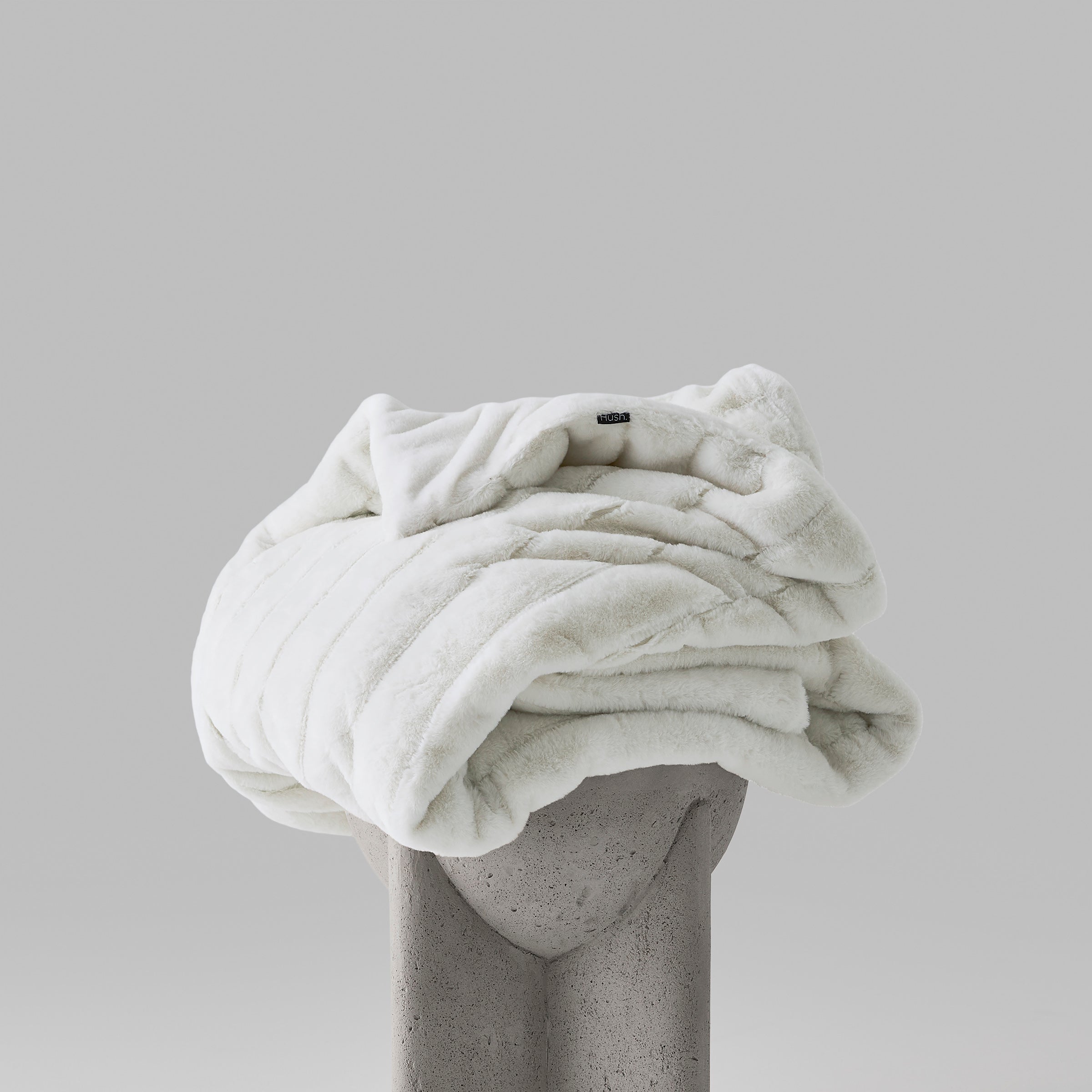 Hush Plush Faux Fur Weighted Blanket, current manufacturer photo
