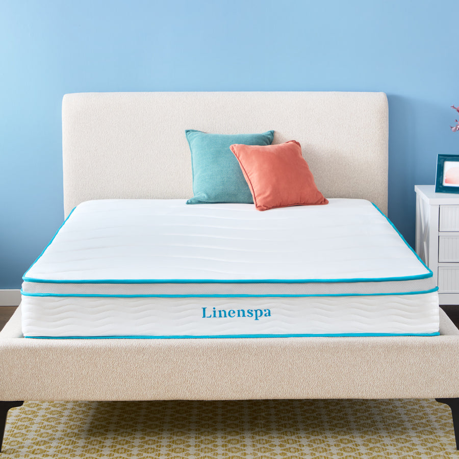 Linenspa 10-inch hybrid mattress official manufacturer product photograph