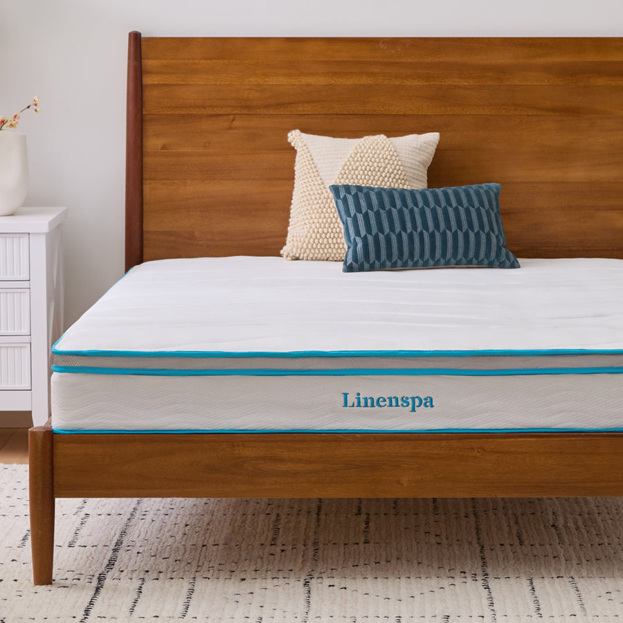 Linenspa 8-inch hybrid mattress official manufacturer product photograph