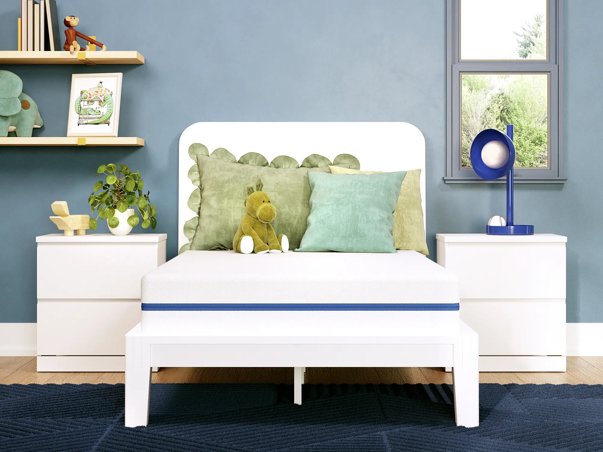 Nectar Kids dual-sided memory foam mattress manufacturer image