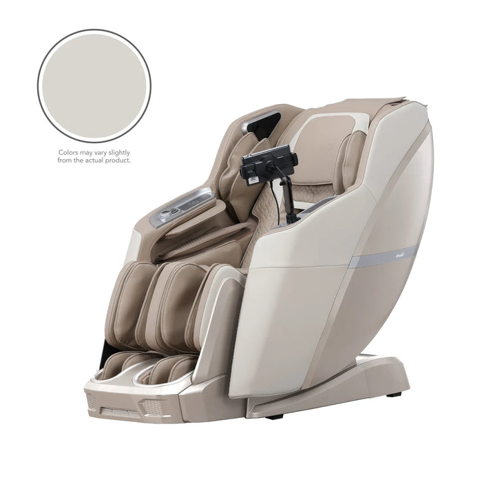 Osaki Epic LE taupe 4D massage chair side profile