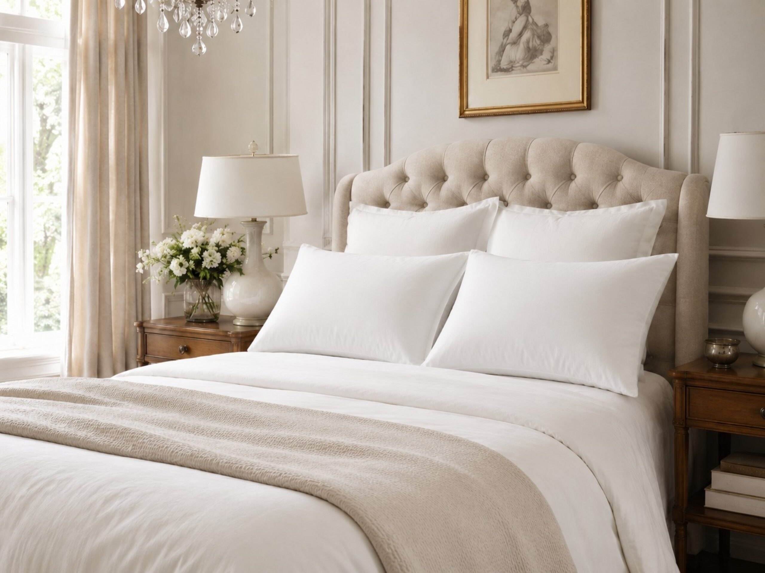 Down Decor Chamber Pillow materials and construction