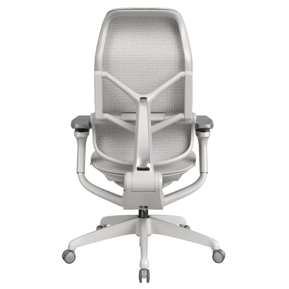 Rear view of the Morph Classic's supported backrest