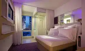 Earlier YOTEL hotel bed from Yawnder’s original article