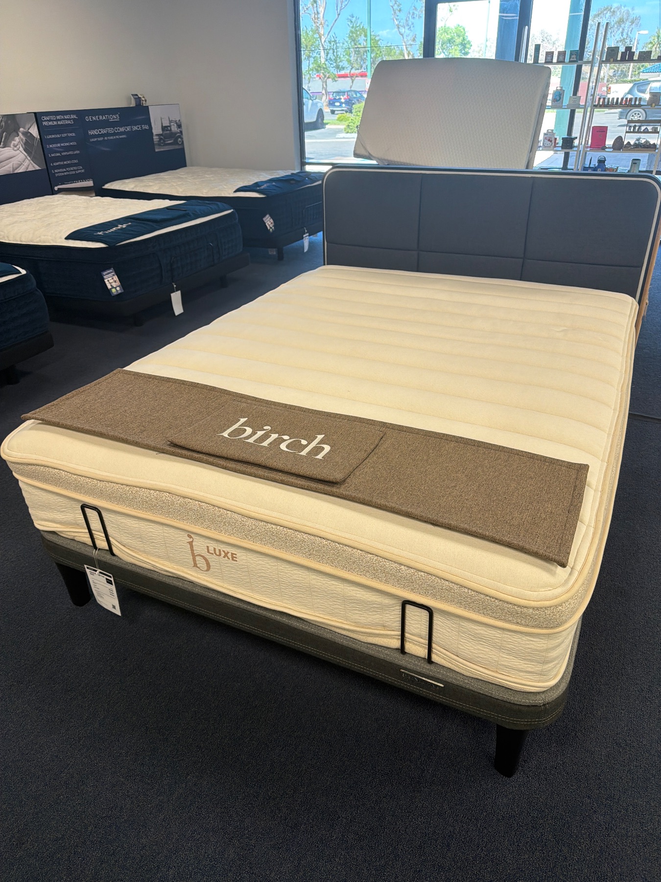 Birch Birch Luxe Featured photo — bare mattress on a base